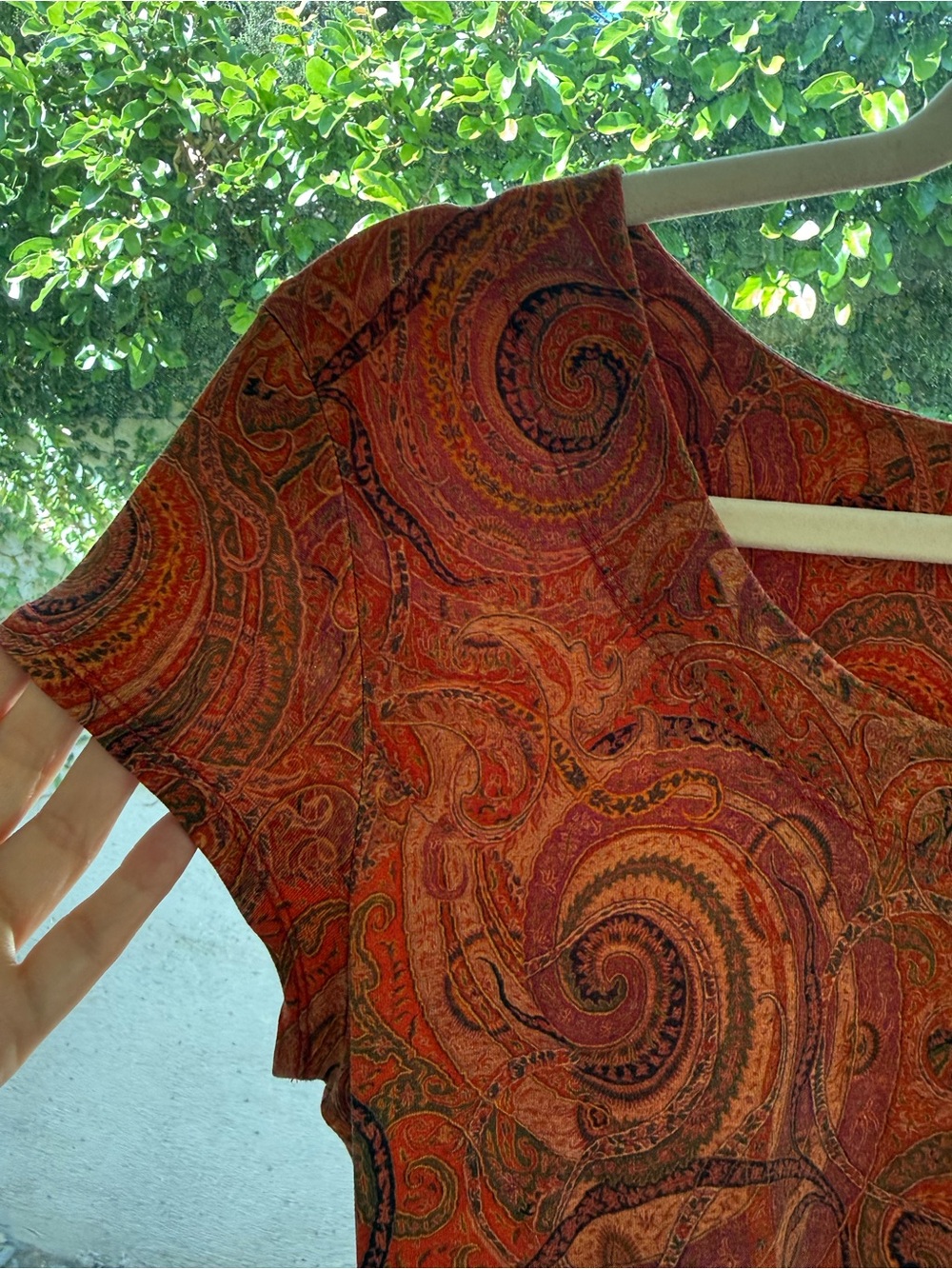 Peruvian Connection Paisley Boho Babydoll Dress - Picture 3 of 16